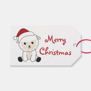 Sheep Christmas Snow Winter Animals Sheeps Trucker Gift Tags