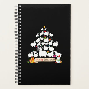 Sheep Christmas Tree Gift Funny Christmas Gifts Planner