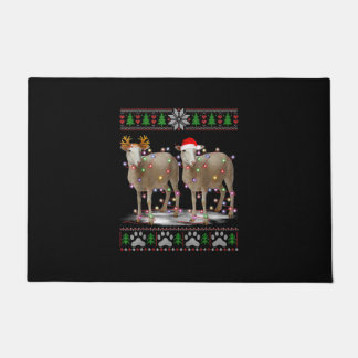 Sheep Christmas Tree Lights | Santa Animal Gift Doormat