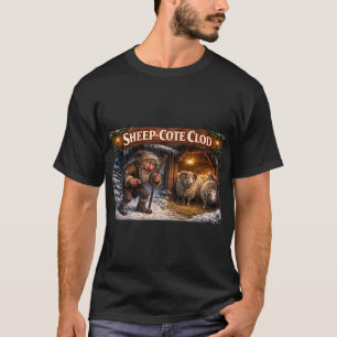 Sheep Cote Clod Icelandic Yule Lad Postcard T-Shirt