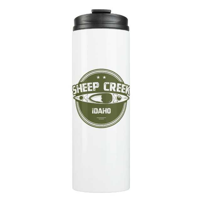 Sheep Creek Wild And Scenic River Idaho Kayaking Thermal Tumbler (Front)
