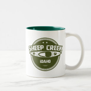Sheep Creek Wild And Scenic River Idaho Kayaking Two-Tone Coffee Mug