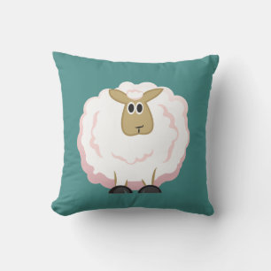 Sheep - Critter Throw Pillow