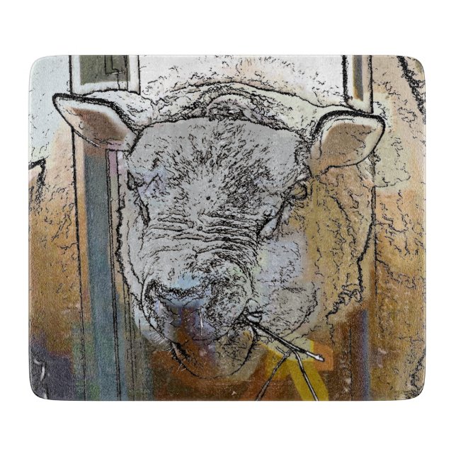 SHEEP CUTTING BOARD (Front)