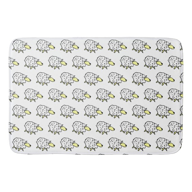 Sheep Design Bath Mat (Front)