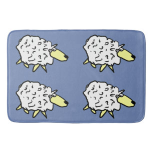 Sheep Design Bath Mat