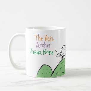 Sheep Design for a Archer Coffee Mug