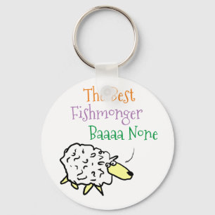 Sheep Design for a Fishmonger Keychain