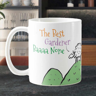 Sheep Design for a Gardener Coffee Mug
