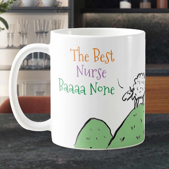 Sheep Design for a Nurse Coffee Mug (Creator Uploaded)