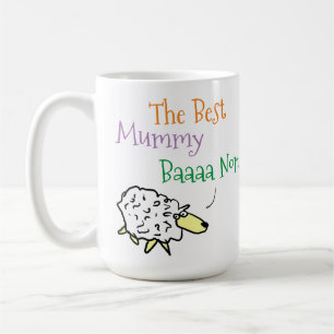 Sheep Design for the Best Mummy Coffee Mug