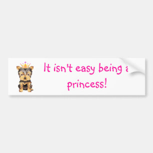 Sheep Dog & Yorkshire Terrier Gift Bumper Sticker