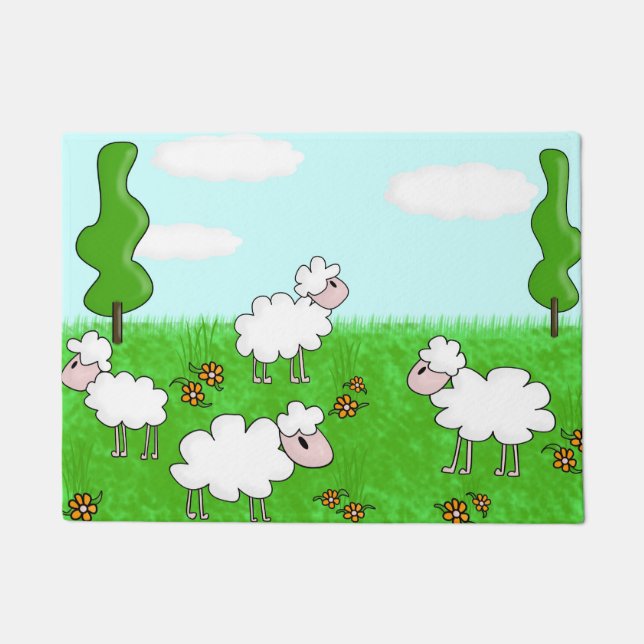 Sheep Doormat (Front)