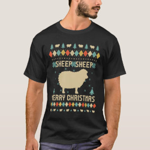 SHEEP drôle moche Sweat de Noël Vintage Rétro