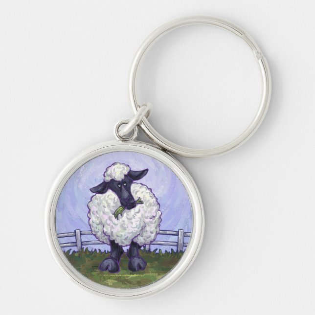 Sheep Gifts & Accessories Keychain (Front)