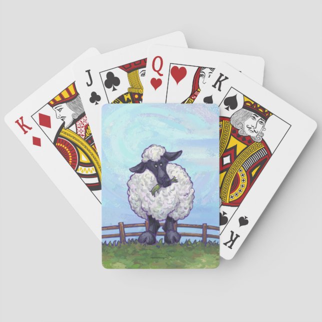 Sheep Gifts & Accessories Playing Cards (Back)