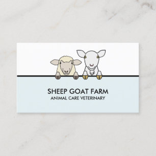 Sheep Goat Vet Business Card