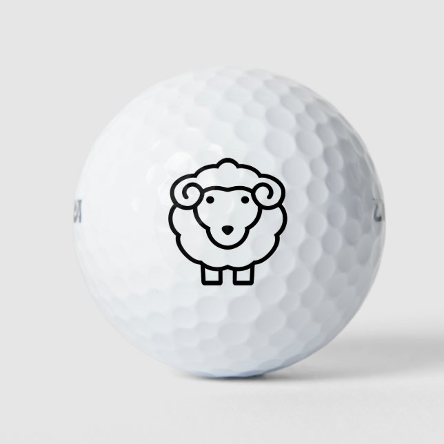 Sheep Golf Balls (Front)