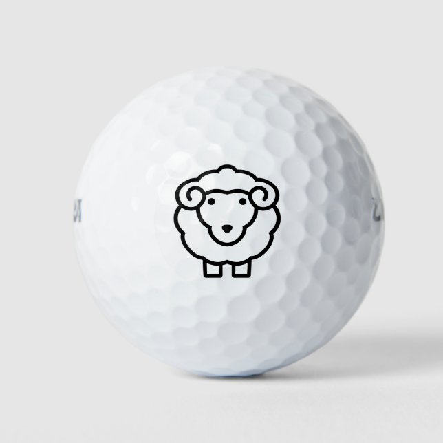 Sheep Golf Balls (Front)