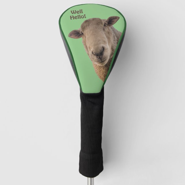 Sheep Golf Head Cover (Front)