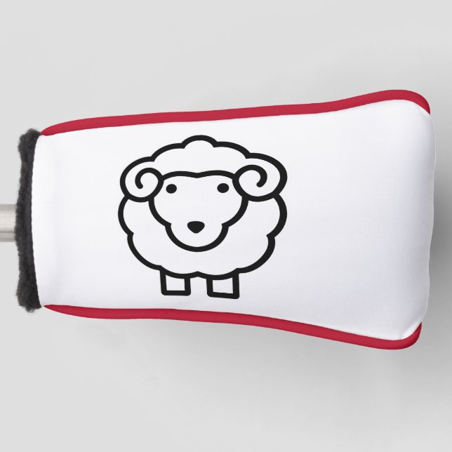 Sheep Golf Head Cover (Front)