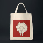 SHEEP Grocery Bag<br><div class="desc">Wine country sheep seen in Napa, Sonoma, Paso Robles! It's a grocery, book, beach anything bag is just too cute! Give as a hostess gift or teacher present or just pile your gifts inside. The grocery check out line will love it! This is an adorable gift bag that can be...</div>