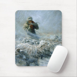 Sheep Herder, Storm by Newell Convers Wyeth Mouse Pad