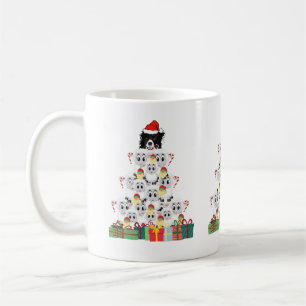 Sheep Herding Christmas Tree Coffee Mug