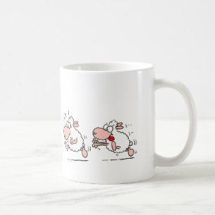 sheep hunting coffee mug