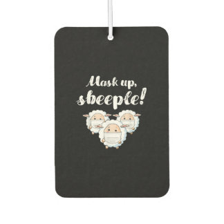 Sheep in mask | Animal Lovers Perfect Gift Air Freshener