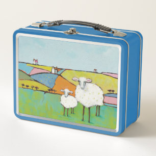 Sheep in the Meadow Metal Lunch Box
