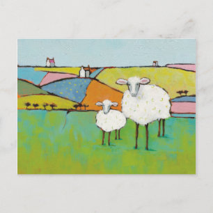 Sheep in the Meadow Postcard