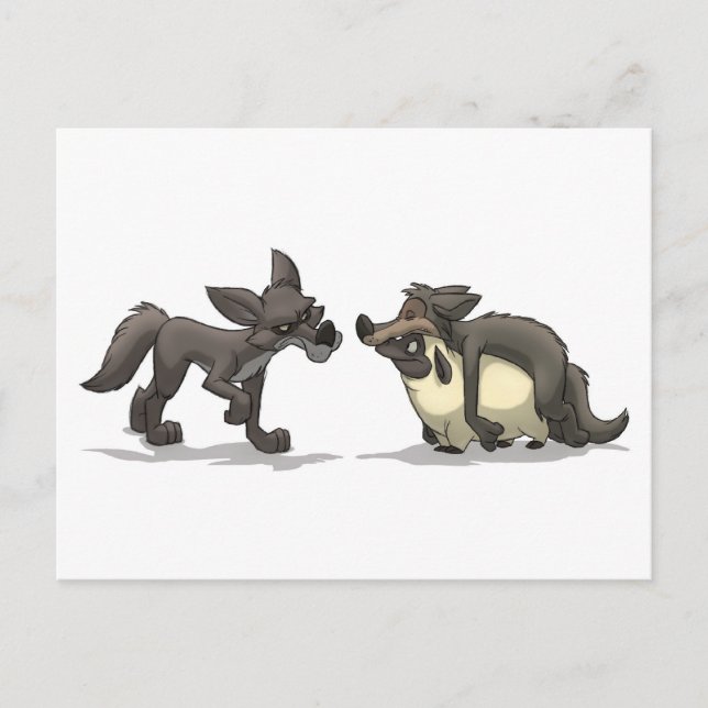 “Sheep in Wolf’s Clothing” Postcard (Front)