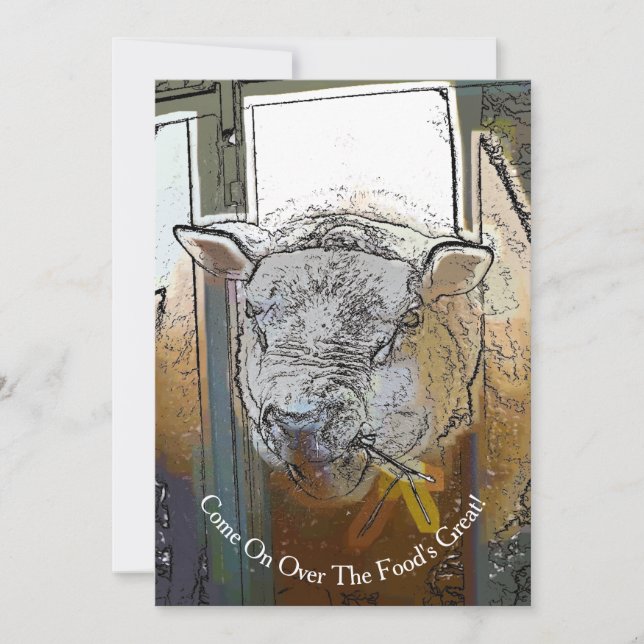SHEEP INVITATION (Front)