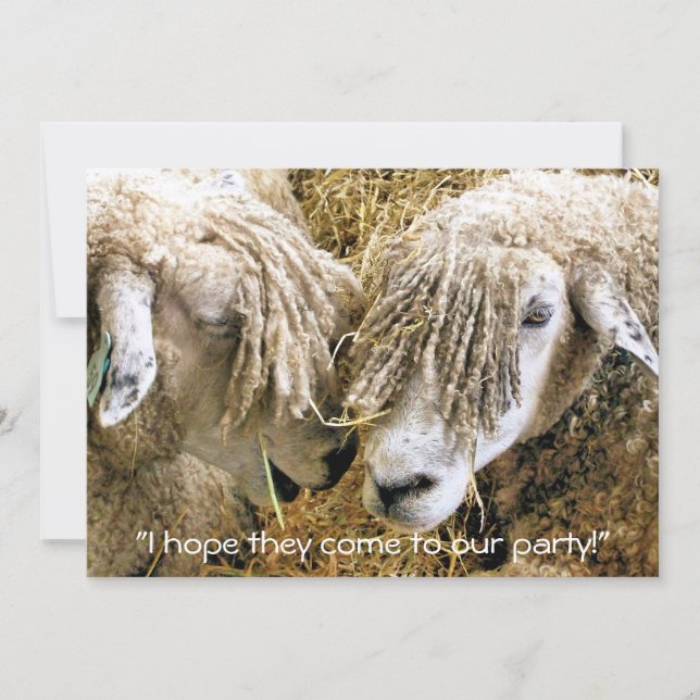 SHEEP INVITATION (Front)