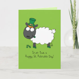 Sheep Irish Funny St. Patrick's Day Card