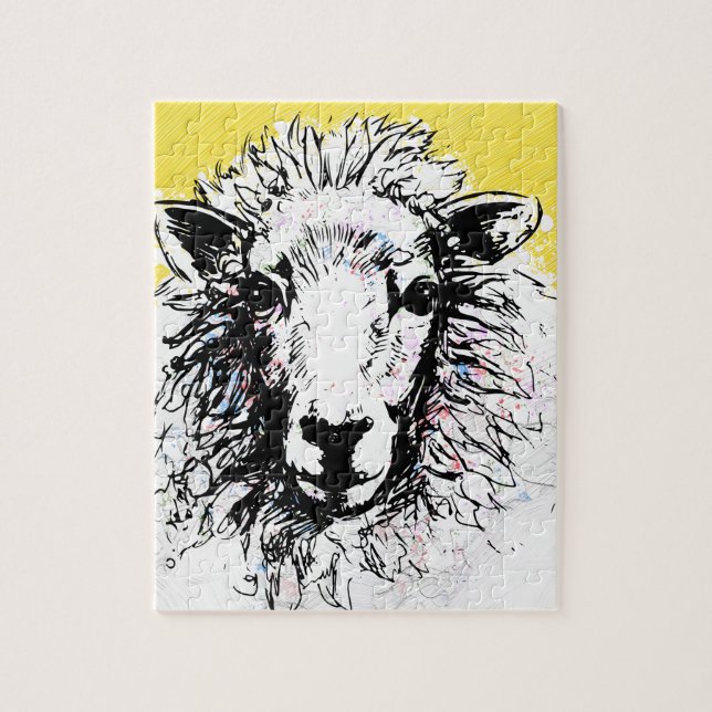 Sheep Jigsaw Puzzle (Vertical)