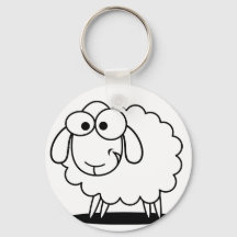 sheep key chain