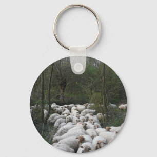 Sheep Keychain