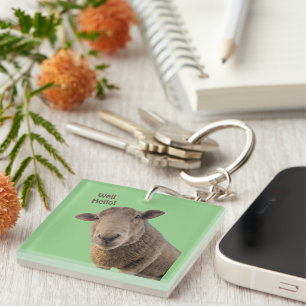 Sheep Keychain