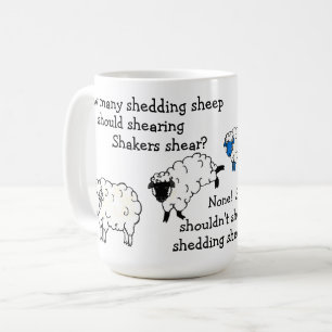 Sheep/Lamb Shearing tongue-twister poem Coffee Mug