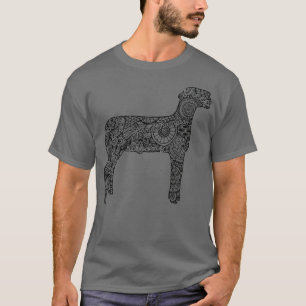 Sheep Livestock Show Mandala Lamb Ram Stock T-Shirt