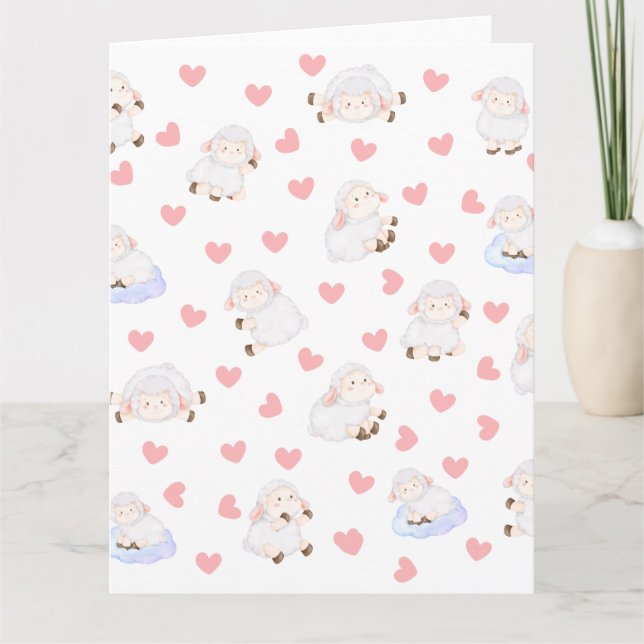 Sheep love card (Front)