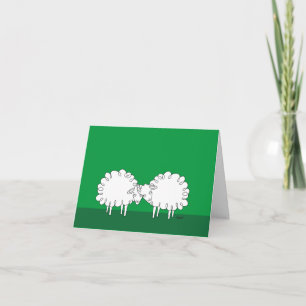 Sheep Love Greeting Card
