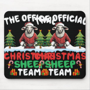 Sheep Lover Xmas Lights Christmas Tree Christmas S Mouse Pad