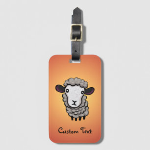 Sheep Luggage Tag