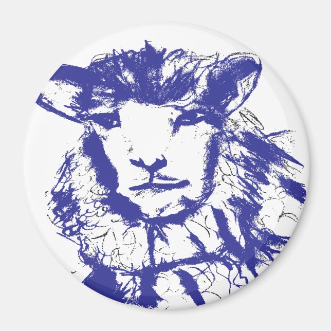 Sheep Magnet (Front)