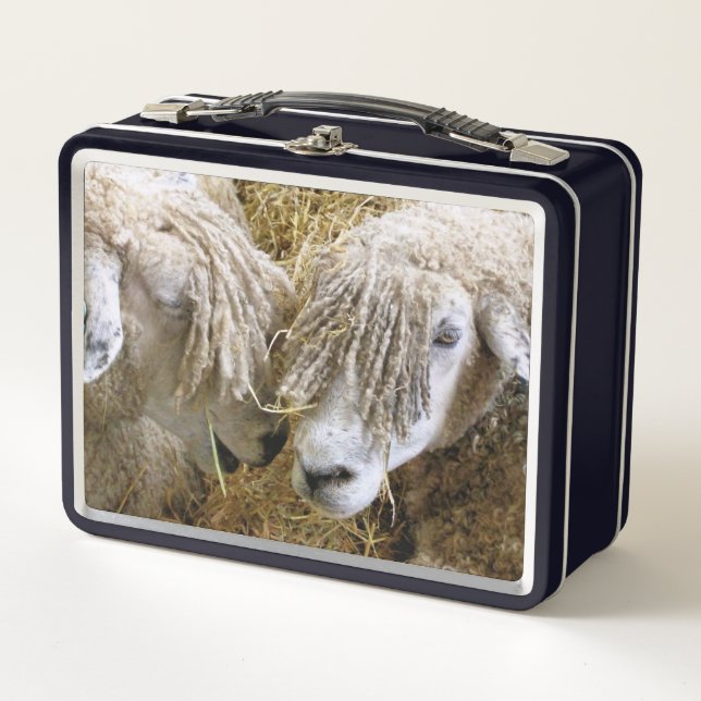 SHEEP  METAL LUNCH BOX (Front)