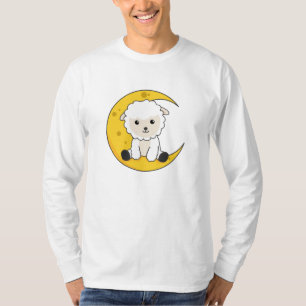 Sheep Moon Good Night Cheap Count Sweet Animals T-Shirt
