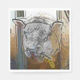 SHEEP NAPKIN
